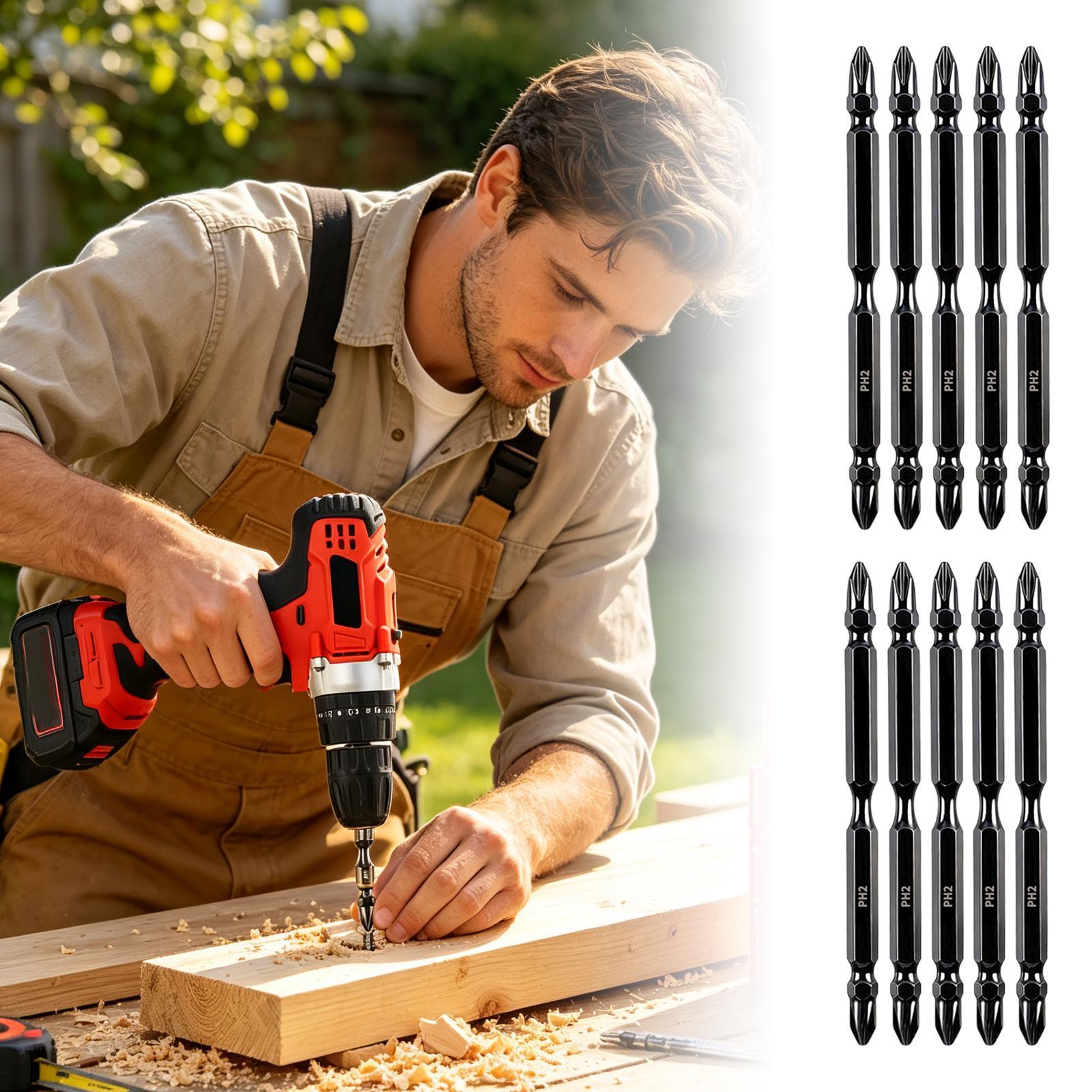 Screwdriver Set - ดอกสว่านแม่เหล็ก ชุดหัวไขควงแม่เหล็กแบบปลายคู่ ชุดดอกไขควงแม่เหล็กความแม่นยำสูง สำหรับอุตสาหกรรม ก่อสร้าง และใช้ในบ้าน