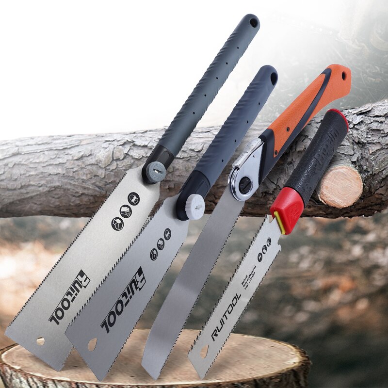 Hacksaw - 1ชิ้นเลื่อย3ฟันเลื่อยแบบญี่ปุ่น SK5ใบเลื่อยยืดหยุ่นได้ด้ามไม้เลื่อยพับได้สำหรับเครื่องมืองานไม้