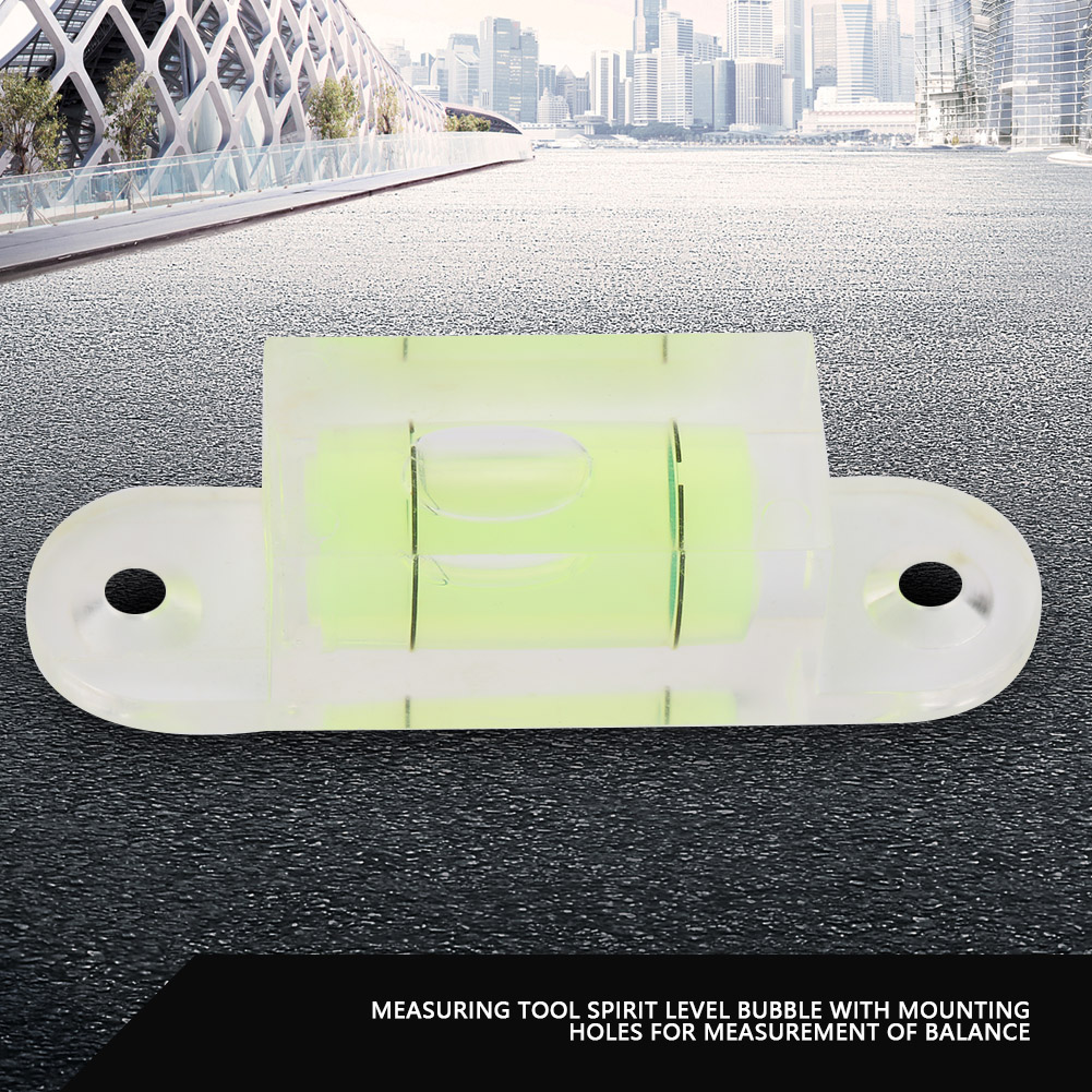 Spirit Level - เครื่องวัดระดับน้ำแบบพกพา พร้อมรูสำหรับติดตั้ง ดีไซน์แบบ Spirit Level สำหรับงาน