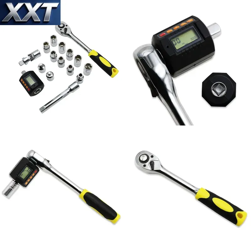 Socket Wrench - ชุดเครื่องมือประแจอเนกประสงค์ XXT SHAHE พร้อมเครื่องวัดแรงบิดดิจิตอล ชุดประแจขับแบบวงล้อ 1/2