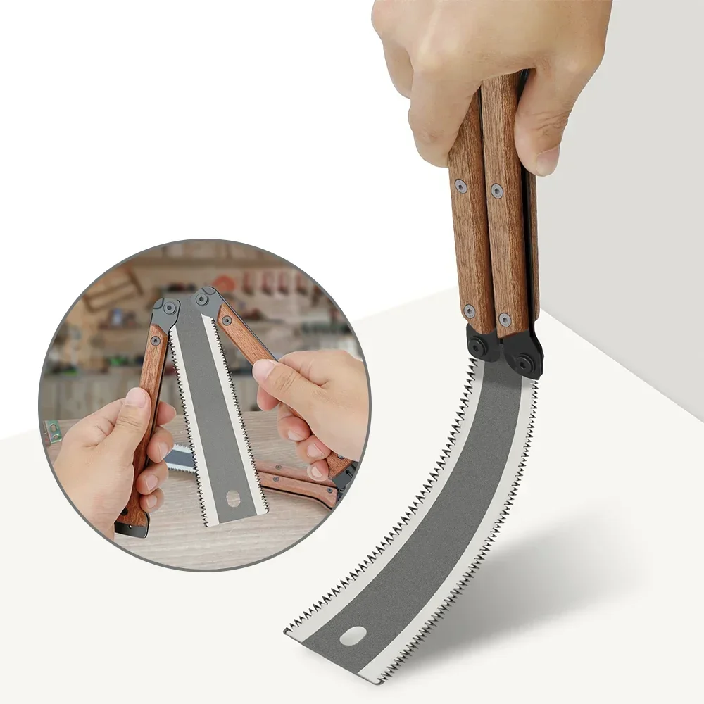 เลื่อยมือพับได้สองด้านพร้อมด้า - Hacksaw บทวิจารณ์และราคา