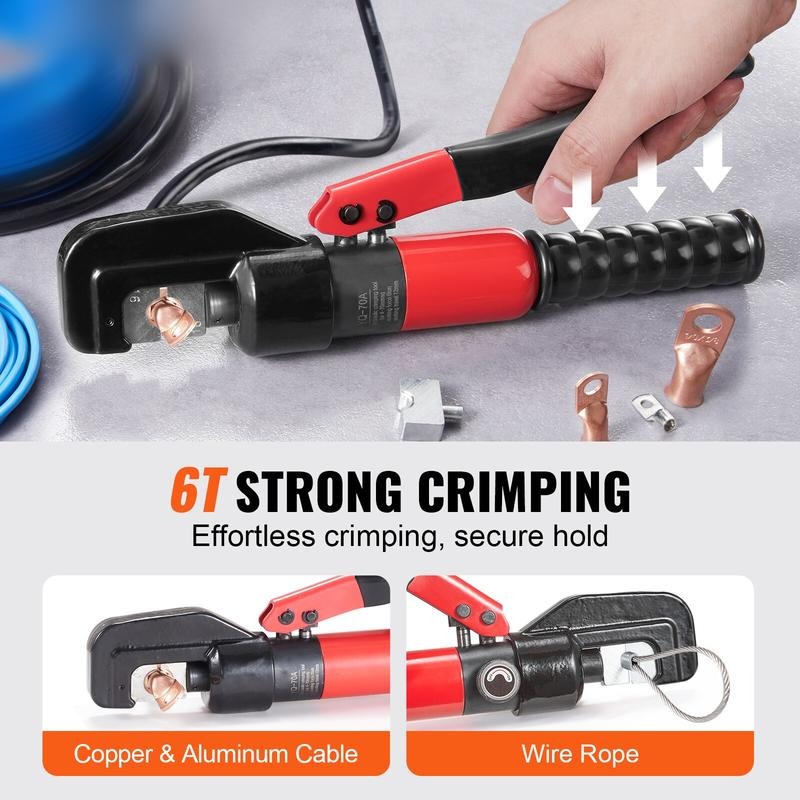 เครื่องมือจีบสายไฮดรอลิกพร้อมห - Pliers บทวิจารณ์และราคา