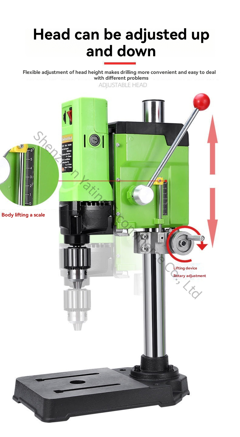 สว่านแท่นปรับปรุงใหม่ 220V 105 - Drill Press บทวิจารณ์และราคา