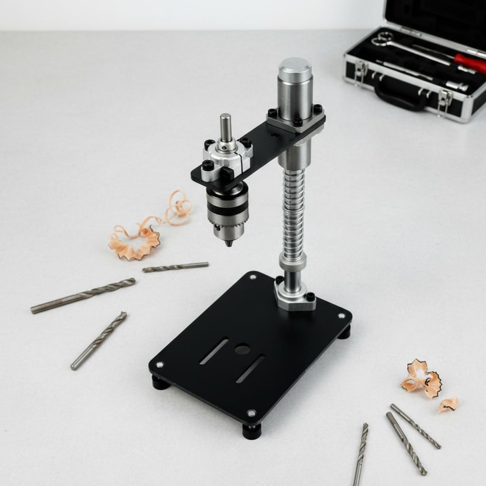แท่นยึดสว่านมือแบบพกพา พร้อมตั - Drill Press บทวิจารณ์และราคา